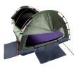 King Single Camping Canvas Swag Tent Celadon with Air Pillow