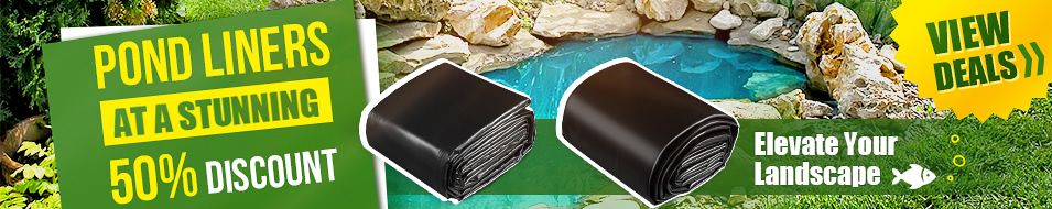 Elevate Your Landscape: New Pond Liners, Half Price