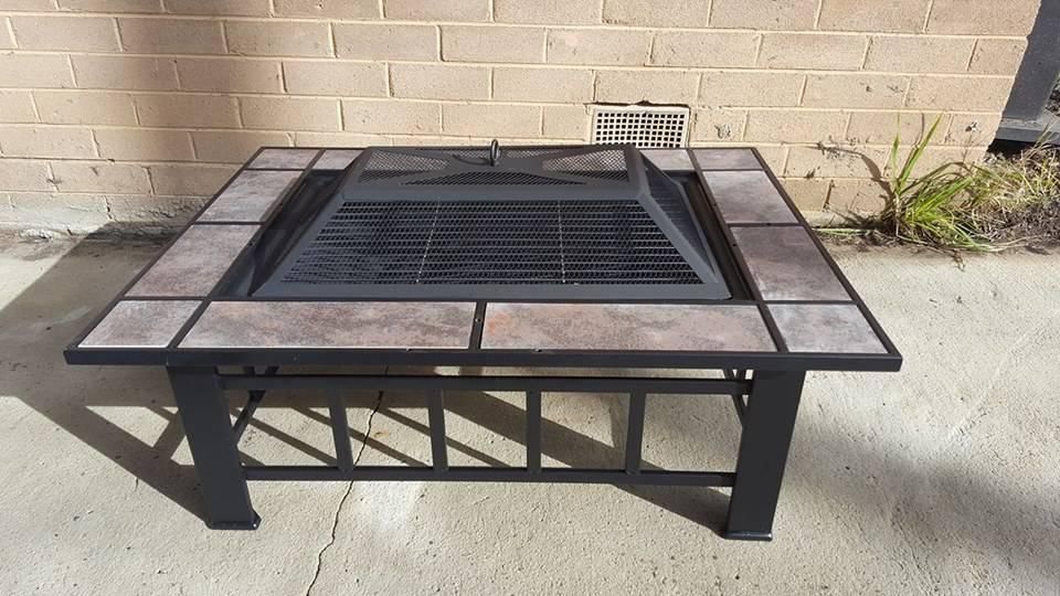 3-in-1 Extra Long Multi-Function BBQ Pit Table with Removable Chicken ...