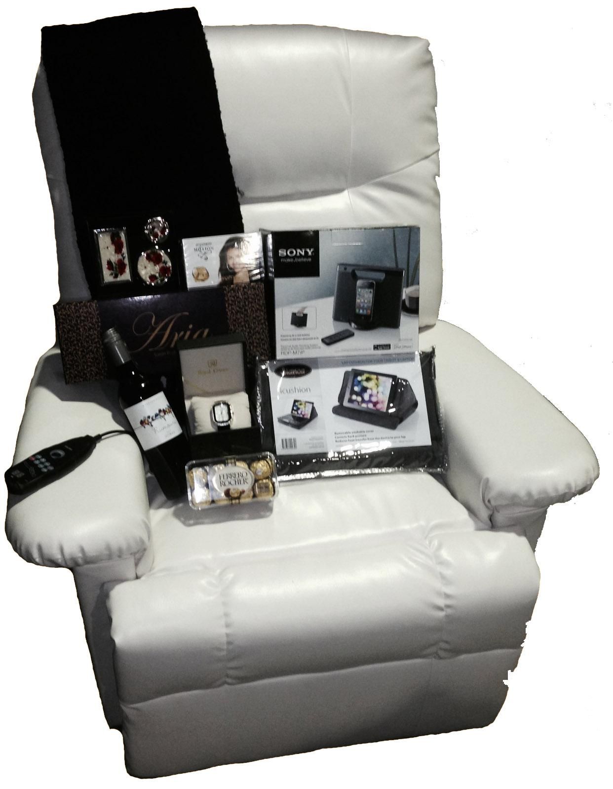 Comfortable PU Leather Massage Lounge Chair Recliner with Remote